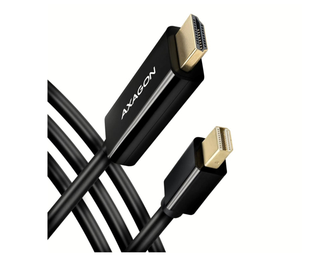 AXAGON RVDM-HI14C2 Konwerter/kabel aktywny Mini DP > HDMI 1.4 kabel 1.8m4K/30Hz - 1485476 - zdjęcie